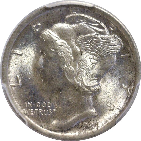 1924 Mercury Dime  -  PCGS MS-66 FB - Image 2