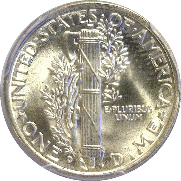 1943-D Mercury Dime. -  PCGS MS-67+ FB - Image 3