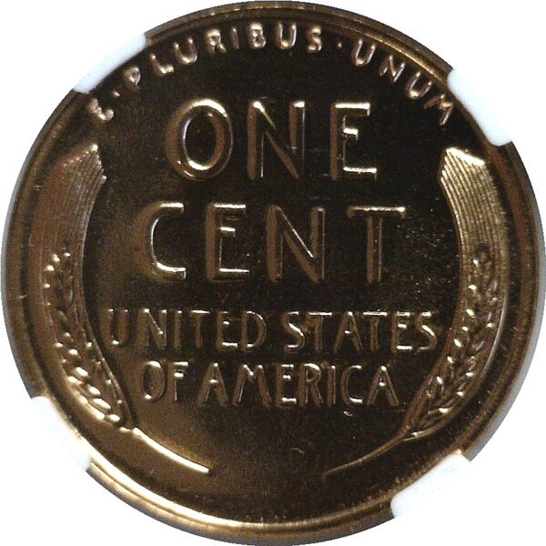 1957 Lincoln Cent  -  NGC PR-69 RD - Image 3