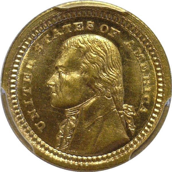 1903 $1 La. Purchase - Jefferson. Gold Commemorative. -  PCGS MS-65 - Image 2