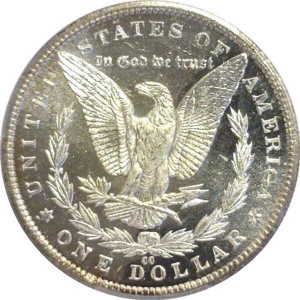 1885-CC Morgan Dollar.  -   PCGS MS-64 DMPL.  CAC - Image 3