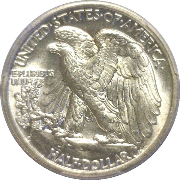 1937-S Walking Liberty Half Dollar. -  PCGS AU-58 - Image 3