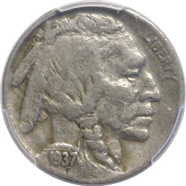 1937-D 3-legged. Buffalo Nickel  -  PCGS VF-25 - Image 2