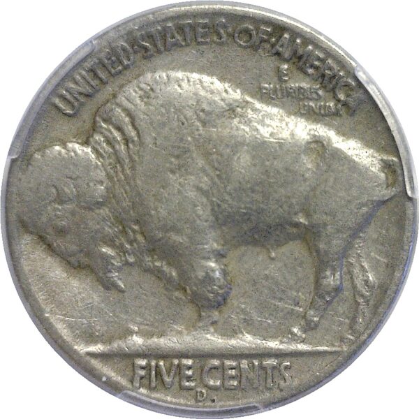 1937-D 3-legged. Buffalo Nickel  -  PCGS VF-25 - Image 3