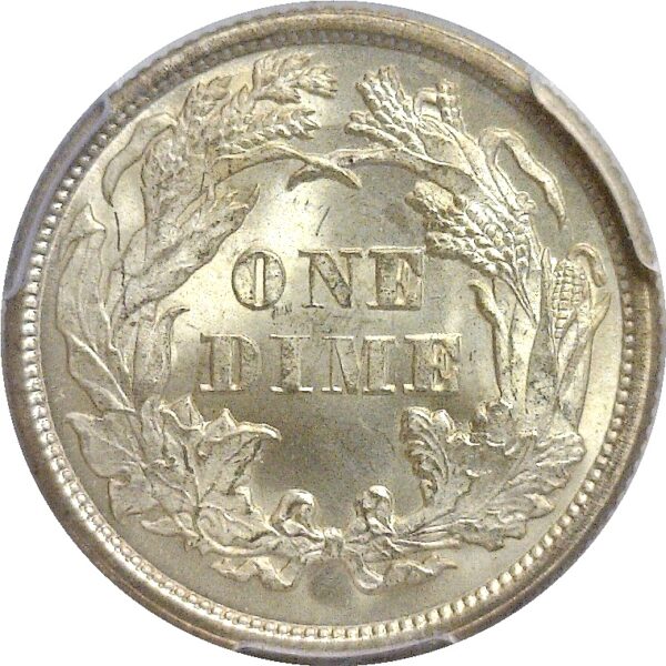 1874 Seated Liberty Dime. -  PCGS MS-66 - Image 3