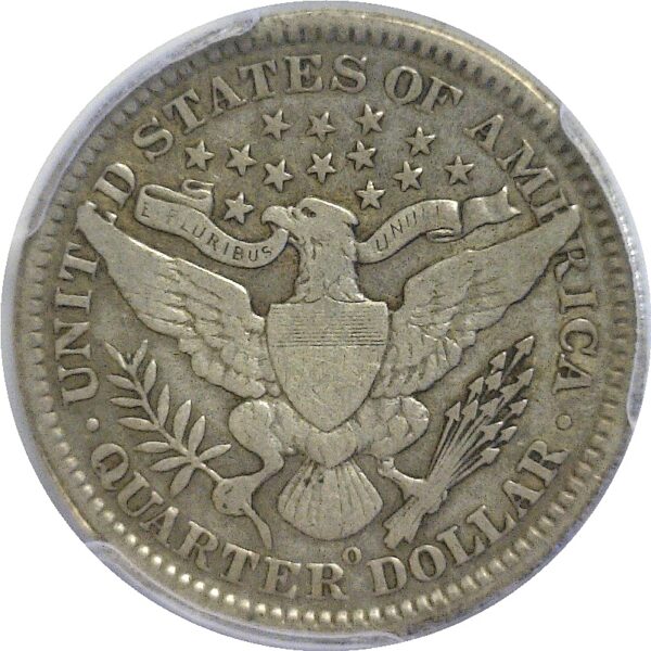 1905-O Barber Quarter  -  PCGS VF-25 - Image 3