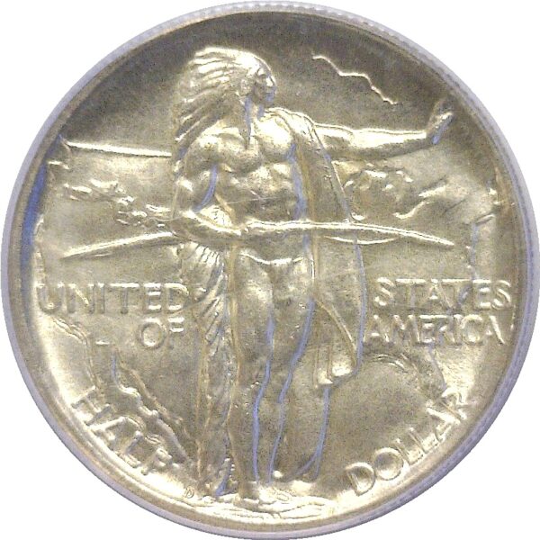 1934-D Oregon Trail Commemorative Half Dollar. -  PCGS MS-65 - Image 2