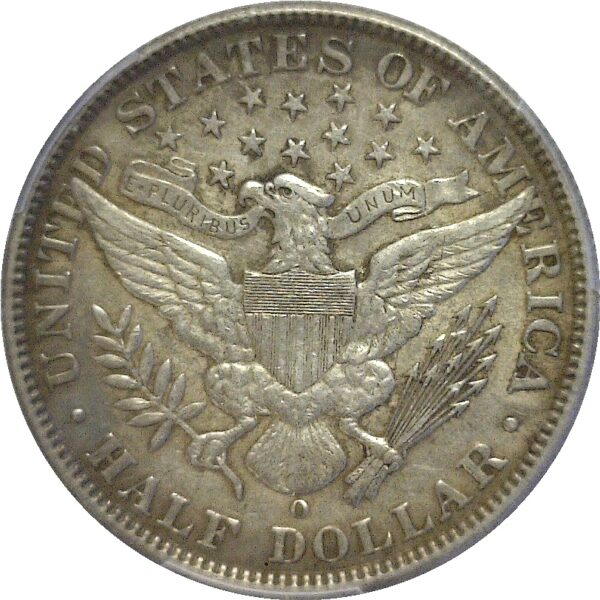 1909-O Barber Half Dollar  -  PCGS XF-45 - Image 3