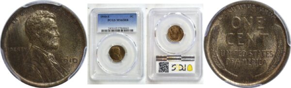 1910-S Lincoln Cent  -  PCGS MS-65 RB