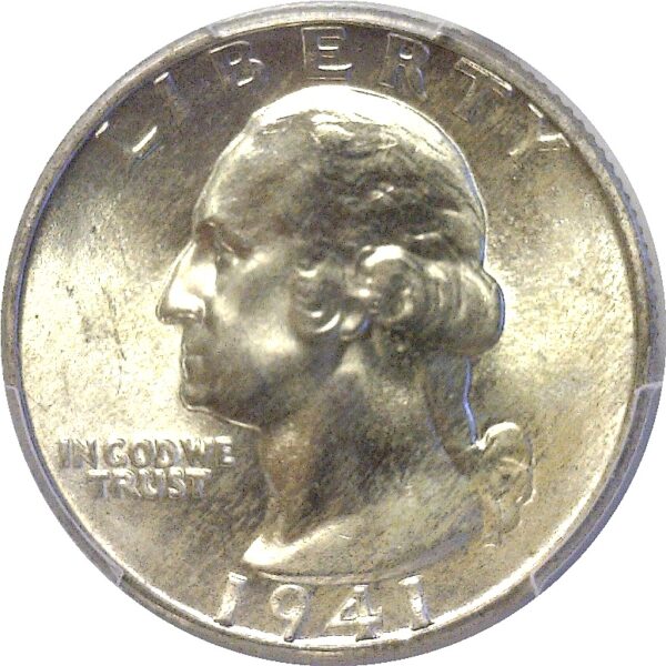 1941 Washington Quarter  -  PCGS MS-67 - Image 2