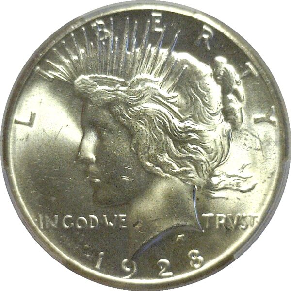 1928 Peace Dollar  -  PCGS MS-64 - Image 2