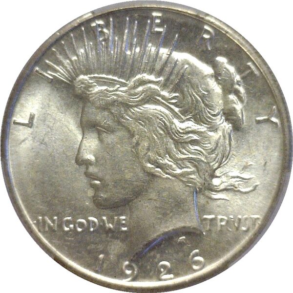 1926-S Peace Dollar  -  PCGS MS-65+ - Image 2