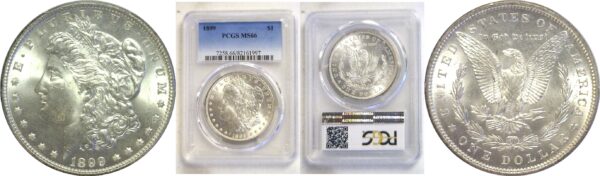 1899 Morgan Dollar  -   PCGS MS-66