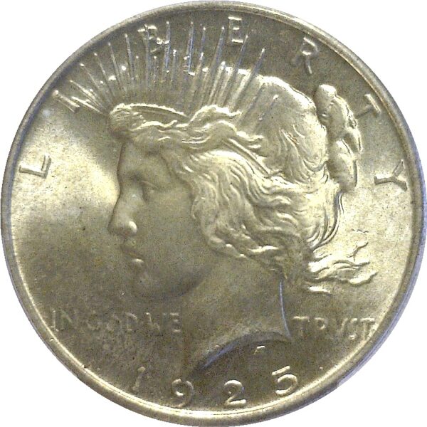 1925 Peace Dollar  -  PCGS MS-67 - Image 2