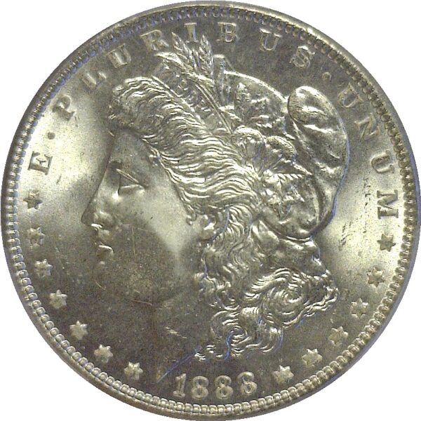 1888 Morgan Dollar  -  PCGS MS-66 - Image 2