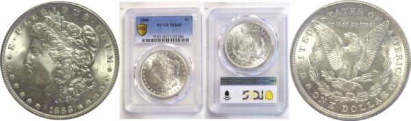 1888 Morgan Dollar  -  PCGS MS-66