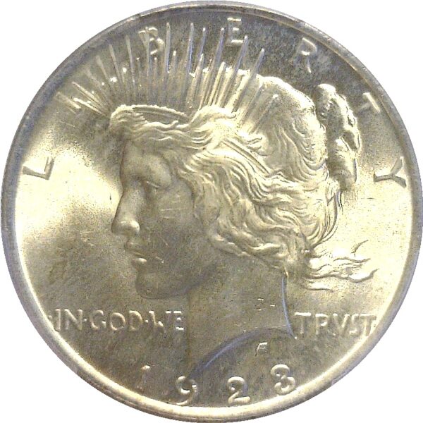 1923 Peace Dollar -   PCGS MS-66 - Image 2