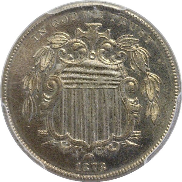 1878 Shield Nickel  -  PCGS PR-65 - Image 2