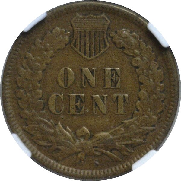 1909-S Indian Head Cent  -  NGC XF-40 - Image 3