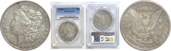 1904-S Morgan Dollar  -  PCGS AU-53