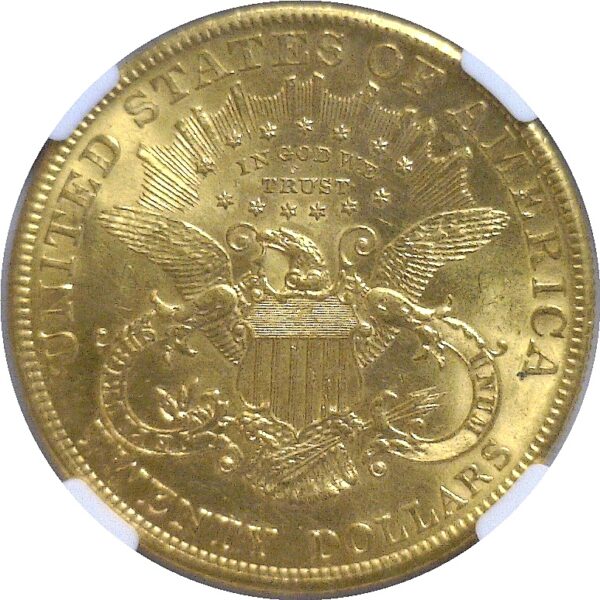 1904 $20 Liberty  -  NGC MS-62 - Image 3