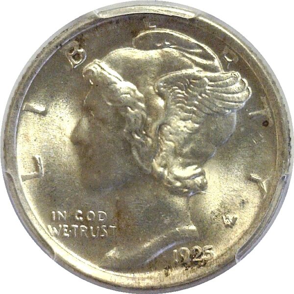 1925-D Mercury Dime  -  PCGS MS-65 FB - Image 2