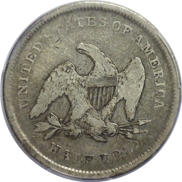 1839 Seated Liberty Half Dollar  -  PCGS VG-10 - Image 3