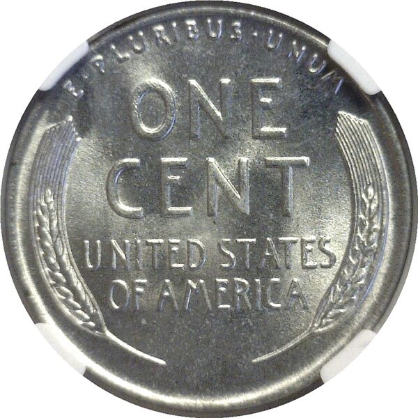 1943 Lincoln Cent  -  NGC MS-68 - Image 3