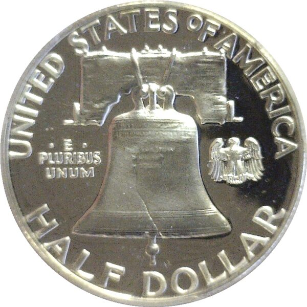 1958 Franklin Half Dollar  -  PCGS PR-67 CAM - Image 3