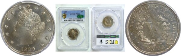 1909 Liberty Nickel   -   PCGS PR-66  CAC