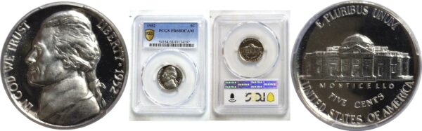 1952 Jefferson Nickel  -  PCGS PR-68 DCAM