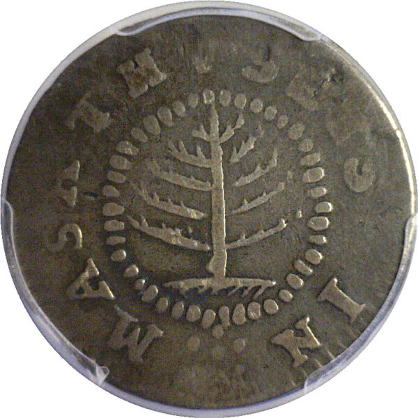 1652 Massachusetts Pine Tree Shilling  -  PCGS VF-30 - Image 2