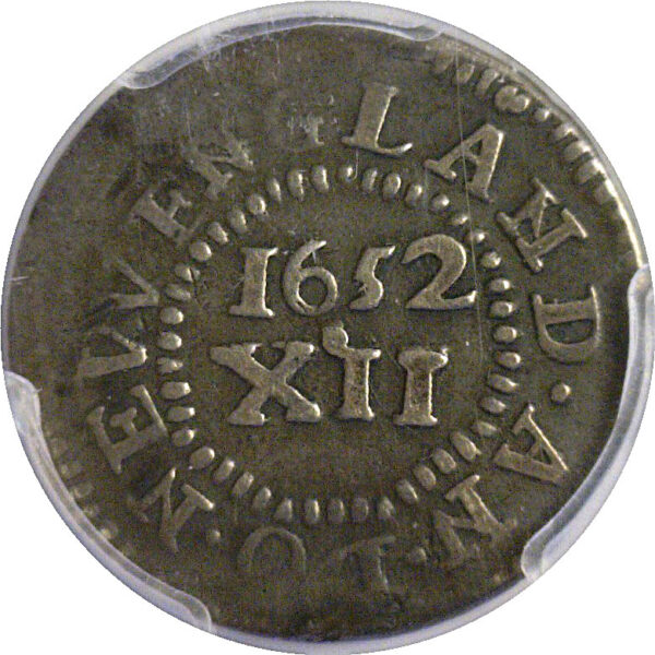 1652 Massachusetts Pine Tree Shilling  -  PCGS VF-30 - Image 3