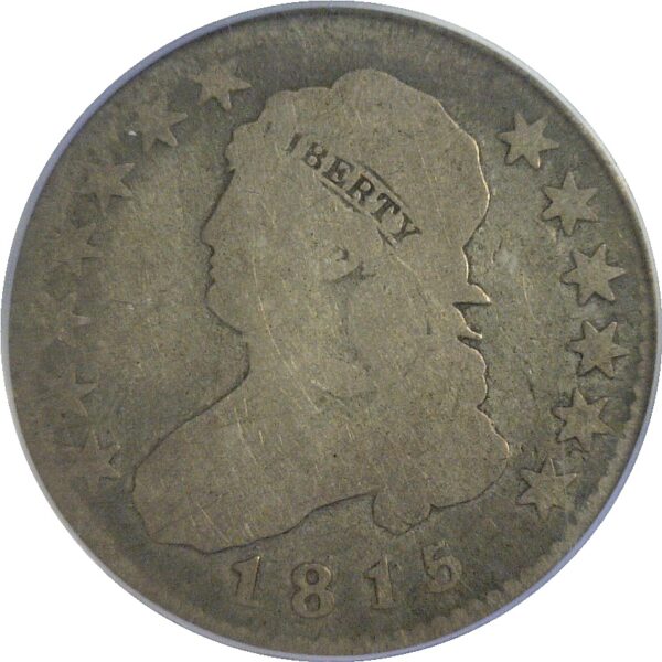 1815 Bust Quarter  -  PCGS G-4 - Image 2