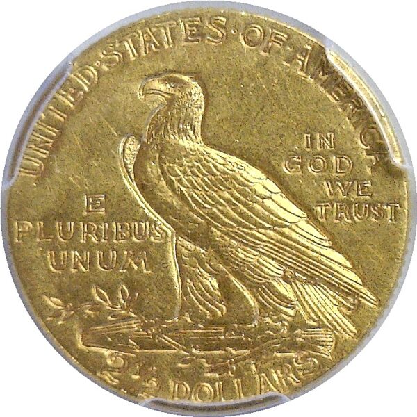 1910 $2 1/2 Indian  -  PCGS MS-62 - Image 3