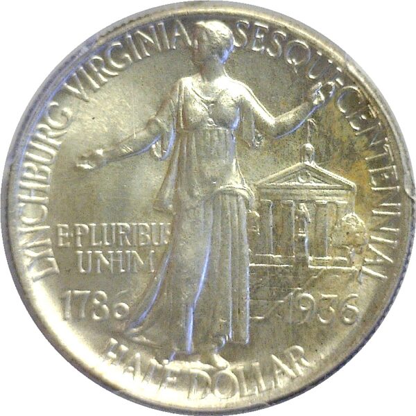 1936 Lynchburg Commemorative Half Dollar  -  PCGS MS-65 - Image 3