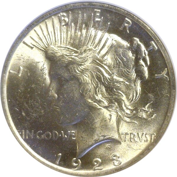 1923 Peace Dollar  -  NGC MS-63 - Image 2