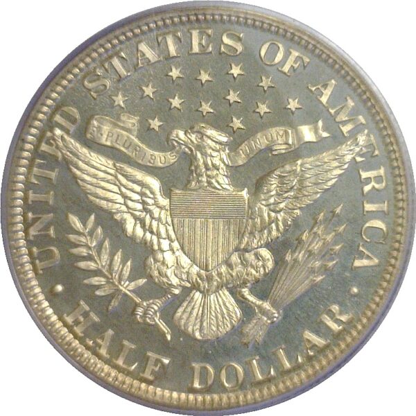 1897 Barber Half Dollar  -  PCGS PR-64 CAM - Image 3