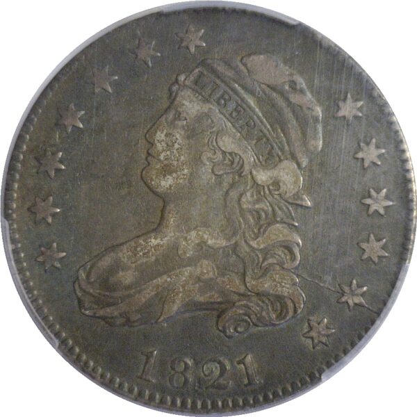 1821 Bust Quarter. -  PCGS VF-25 - Image 2