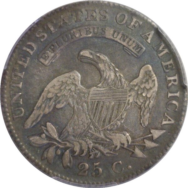 1821 Bust Quarter. -  PCGS VF-25 - Image 3