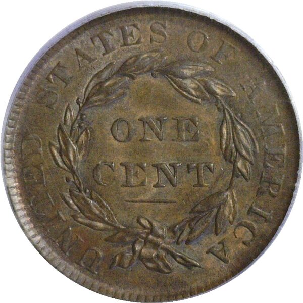 1837 Large Cent. -  PCGS AU-58 - Image 3