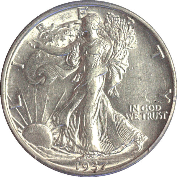 1937-S Walking Liberty Half Dollar. -  PCGS AU-55 - Image 2