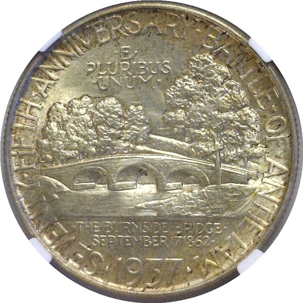 1937 Antietam Commemorative Half Dollar. -  NGC MS-67 - Image 3