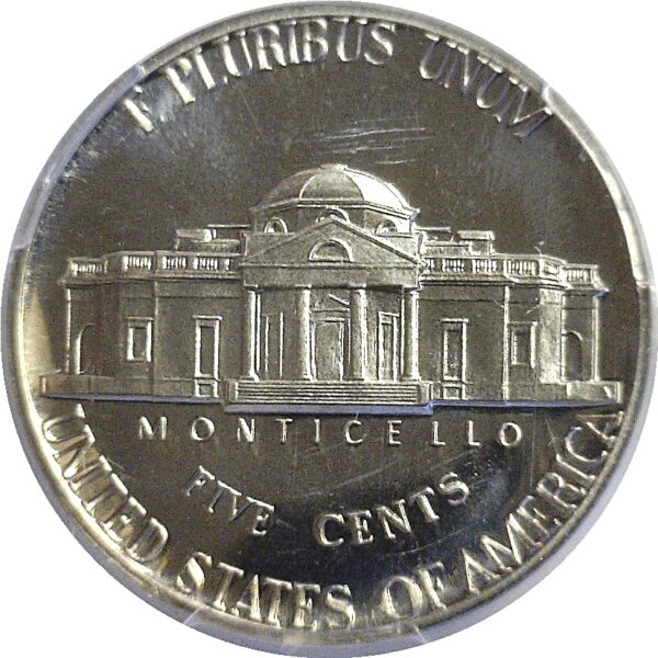 1971 No S.  Jefferson Nickel  -  PCGS PR-68 CAM - Image 3