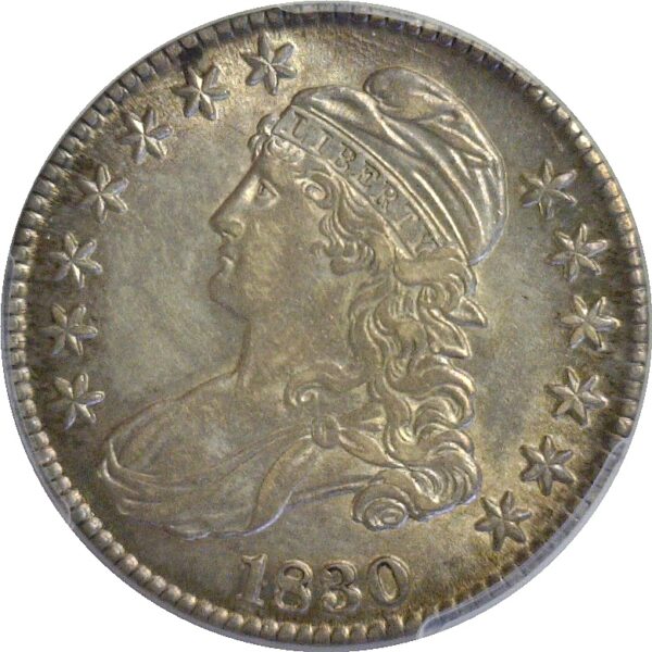 1830 Bust Half Dollar -   PCGS AU-58 - Image 2