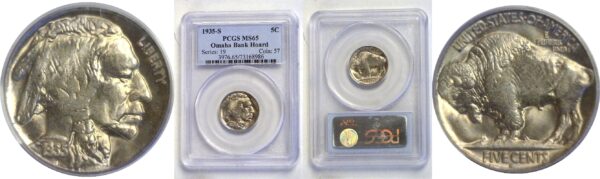 1935-S Buffalo Nickel  -  PCGS MS-65