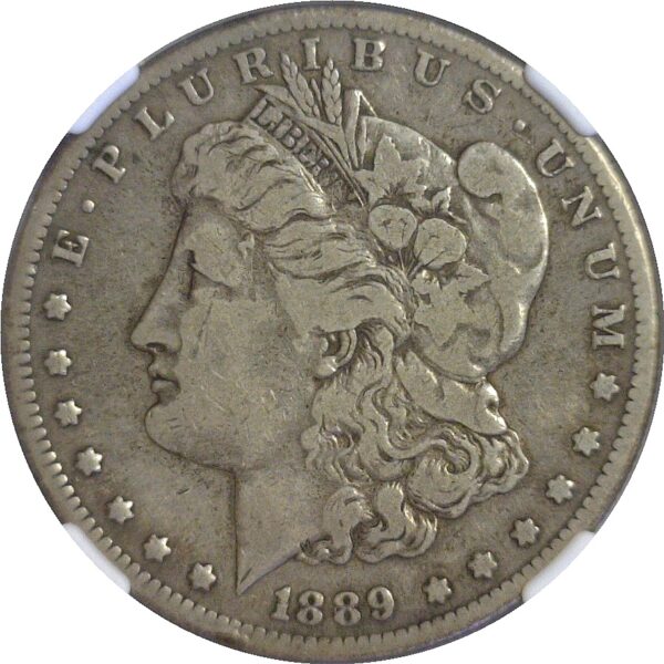 1889-CC Morgan Dollar. -  NGC F-12 - Image 2