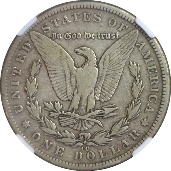 1889-CC Morgan Dollar. -  NGC F-12 - Image 3