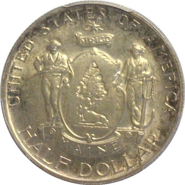 1920 Maine Commemorative Half Dollar  -  PCGS MS-64 - Image 2