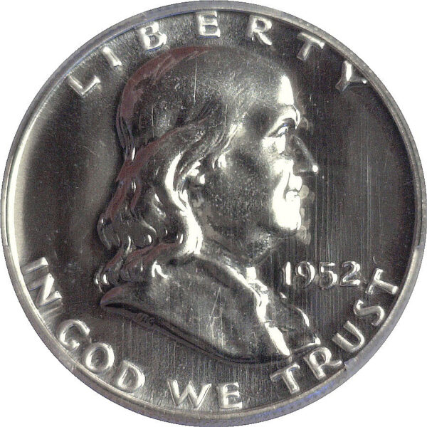 1952 Franklin Half Dollar  -  PCGS PR-66 - Image 2
